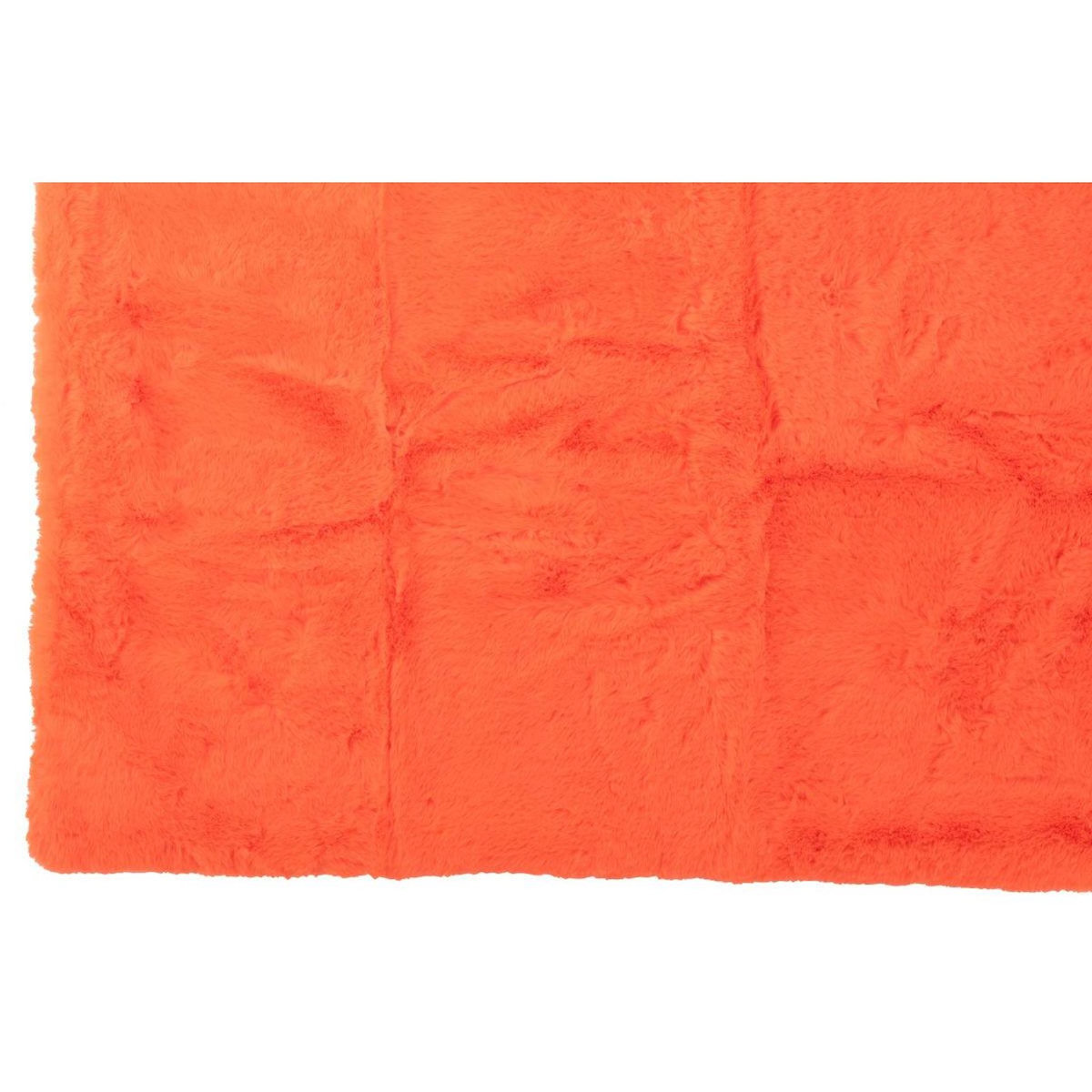 Paris Prix Plaid Imitation Fourrure  Cutie  130x180cm Rouge Fluo