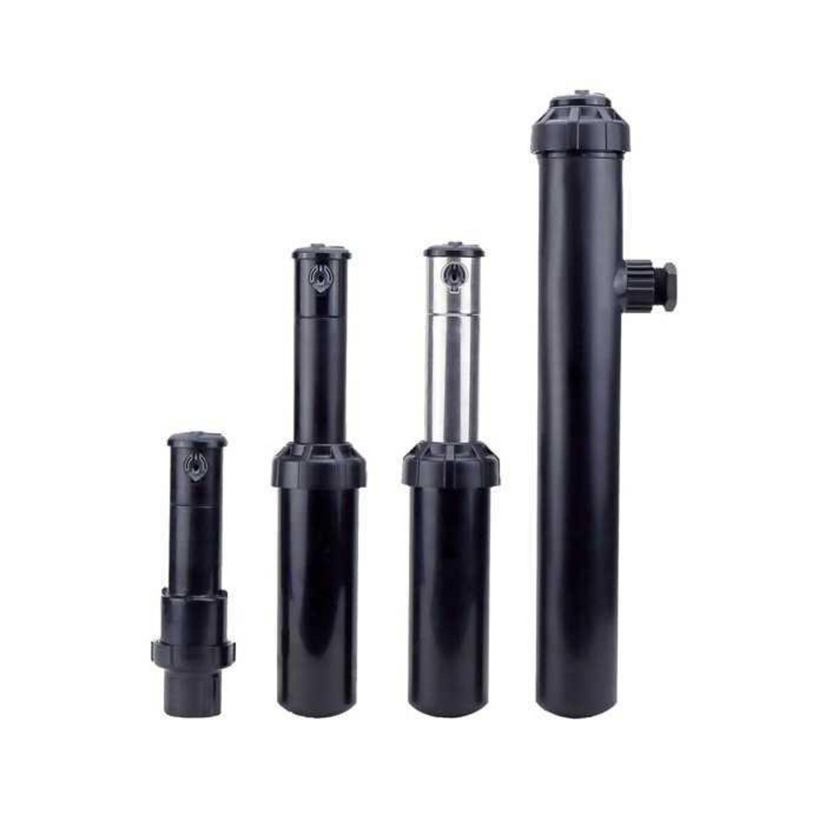 Toro Arroseur T5 inox escamotable - Emergence de 12,7 cm - Secteur réglable 40 à 360° - Portée 7,6 à 15,2m - RapidSet