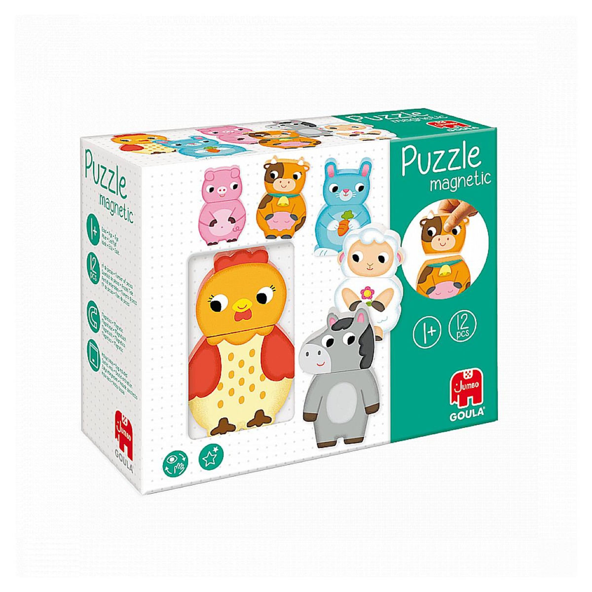 Goula Puzzle magnetique ferme a partir de 12 mois