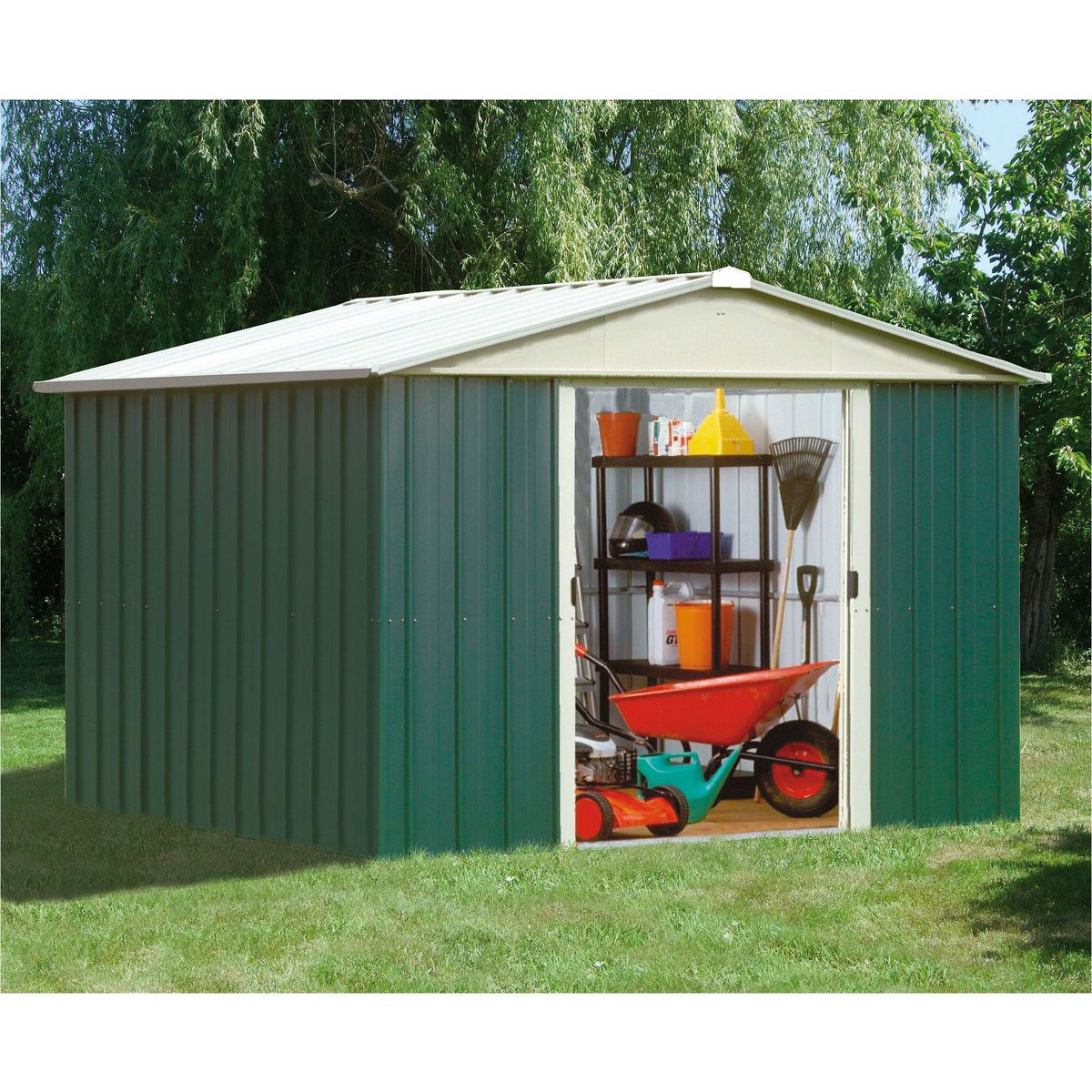 Yardmaster Abri de jardin métal - 10,76m² - TALSI