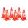 Voir la diapositive 1 : VIDAXL Cônes de football 6 pcs empilables orange 13x13x22,5 cm