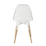 Voir la diapositive 3 : Paris Prix Lot de 4 Chaises Scandinaves  Phénix  81cm Transparent