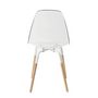 Voir la diapositive 3 : Paris Prix Lot de 4 Chaises Scandinaves  Phénix  81cm Transparent