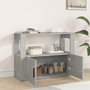 Voir la diapositive 3 : VIDAXL Buffet Gris beton 80x30x60 cm Bois d'ingenierie