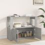 Voir la diapositive 3 : VIDAXL Buffet Gris beton 80x30x60 cm Bois d'ingenierie