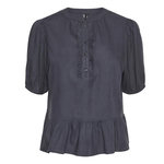 Pieces Blouse Marine Femme Pieces Pia 2/4. Coloris disponibles : Bleu