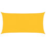 Voir la diapositive 2 : VIDAXL Voile d'ombrage 160 g/m^2 Jaune 2,5x4,5 m PEHD