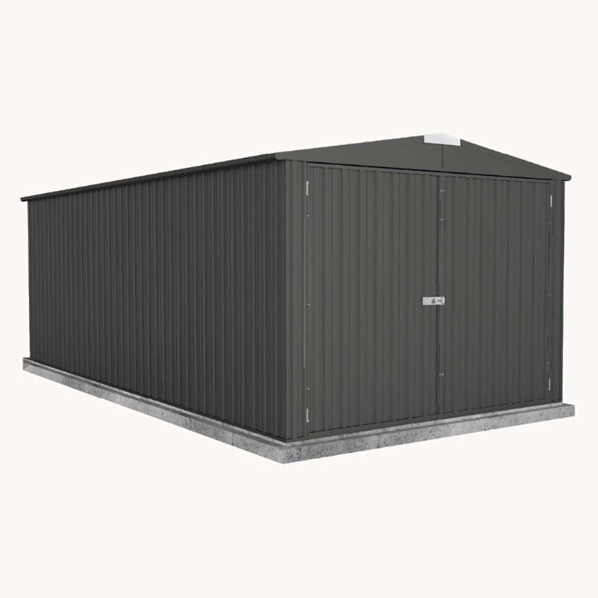 Voir la diapositive 2 : Forest Style Garage - Métal Anthracite - 17,6m² - MELTON XL
