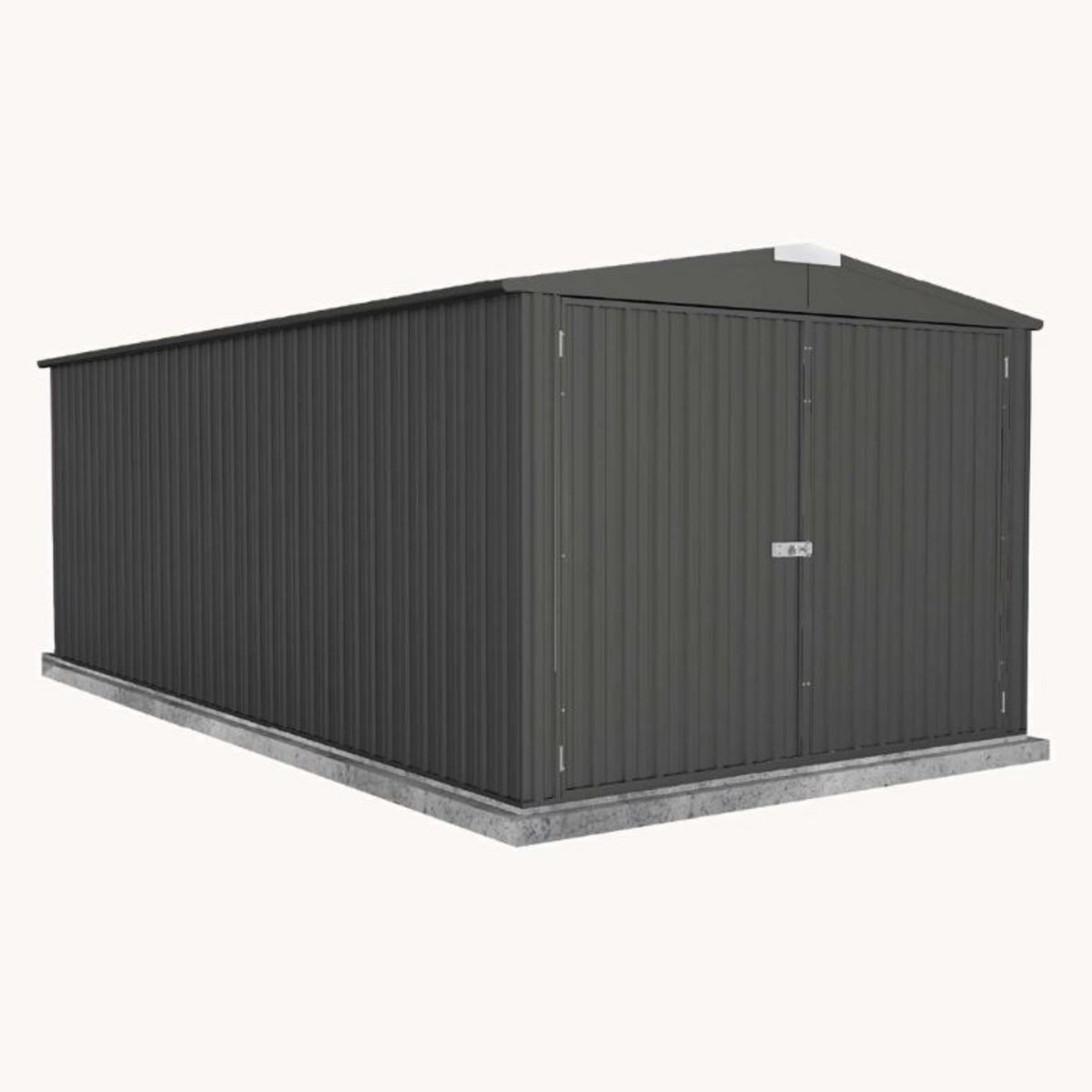 Forest Style Garage - Métal Anthracite - 17,6m² - MELTON XL