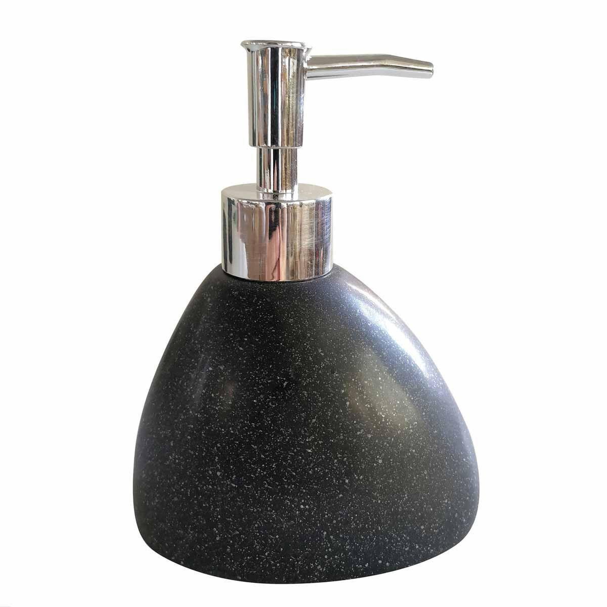 Voir la diapositive 1 : Douceur d'Intérieur Distributeur de savon design  minéral  14cm gris