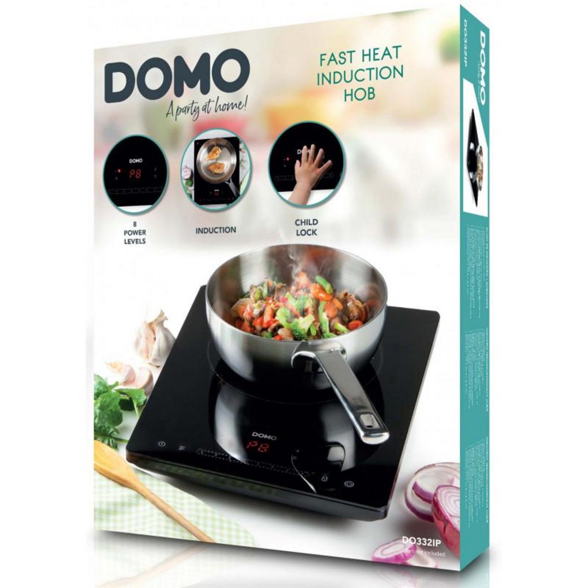 Domo Table de cuisson à induction posable 2000w noir - DO332IP