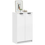 Voir la diapositive 1 : VIDAXL Armoire a chaussures Blanc 59x35x100 cm Bois d'ingenierie