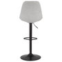 Voir la diapositive 5 : Paris Prix Tabouret de Bar Design  Maravela  123cm Gris