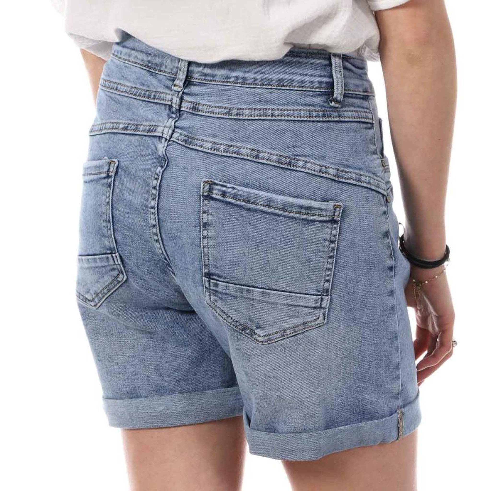Voir la diapositive 2 : MONDAY PREMIUM Short Bleu Femme Monday Premium Long Please