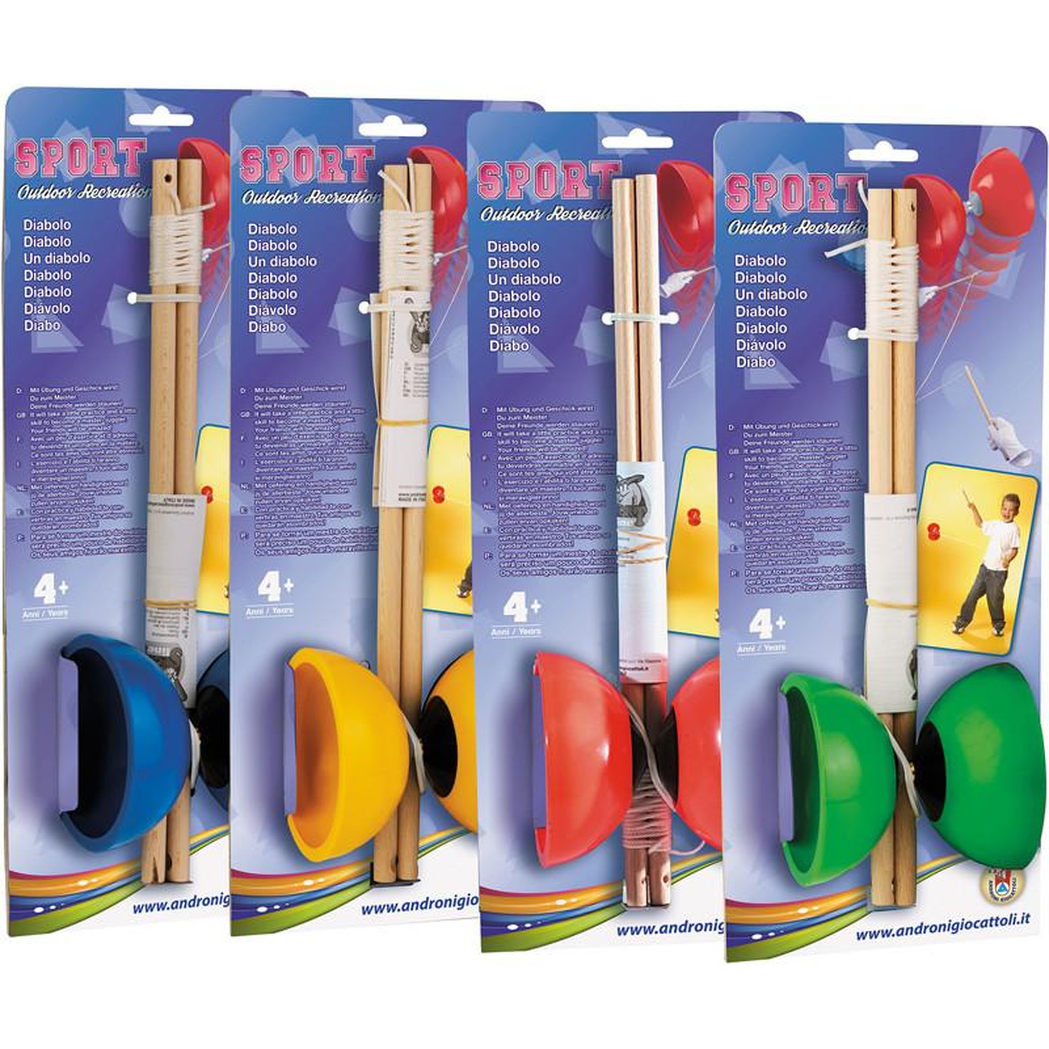 Androni Giocattoli DIABOLO MANCHE BOIS 40CM D10CM Androni ANI7050 0000