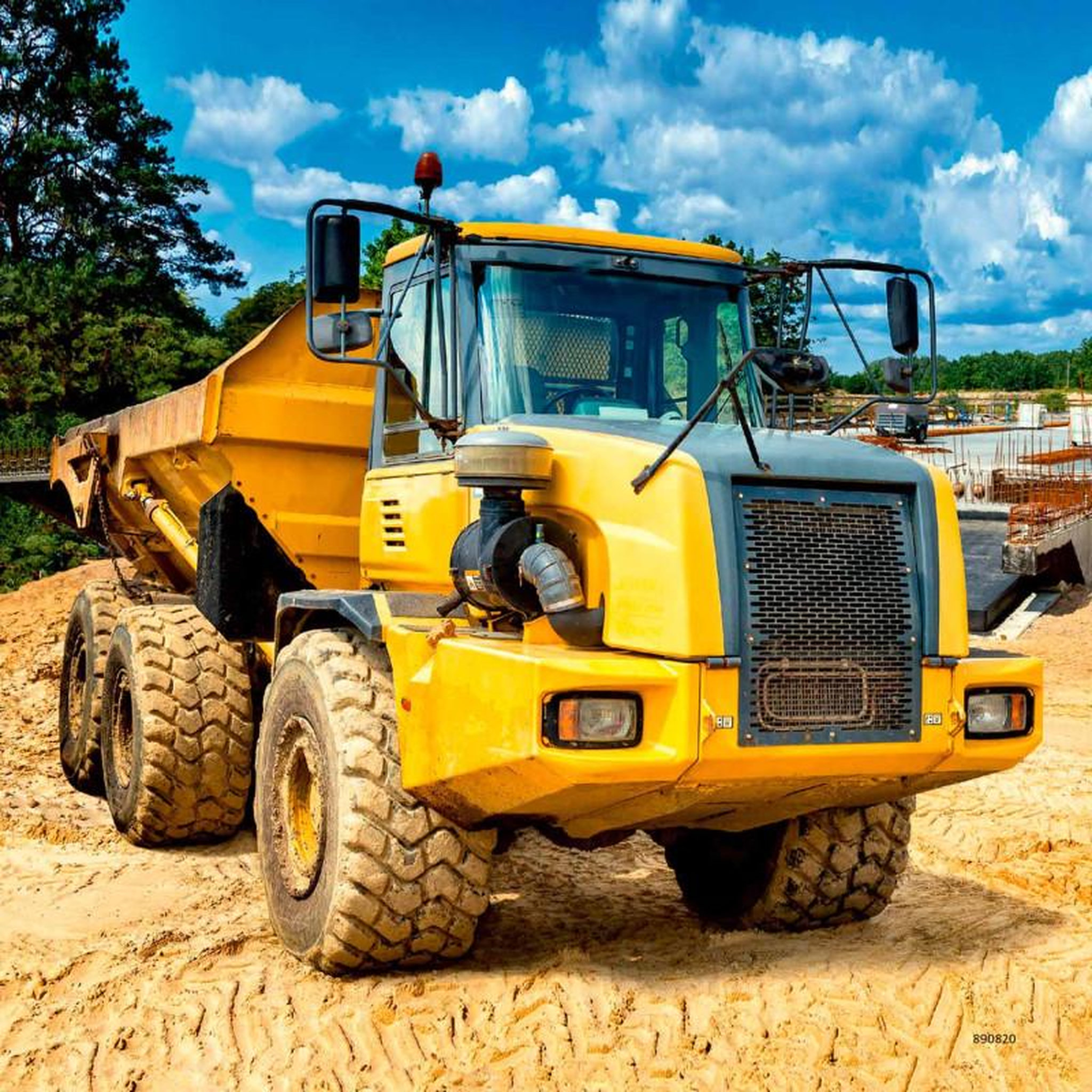 Voir la diapositive 4 : RAVENSBURGER RAVENSBURGER Construction Machines at Work Puzzle, 3x49pcs.