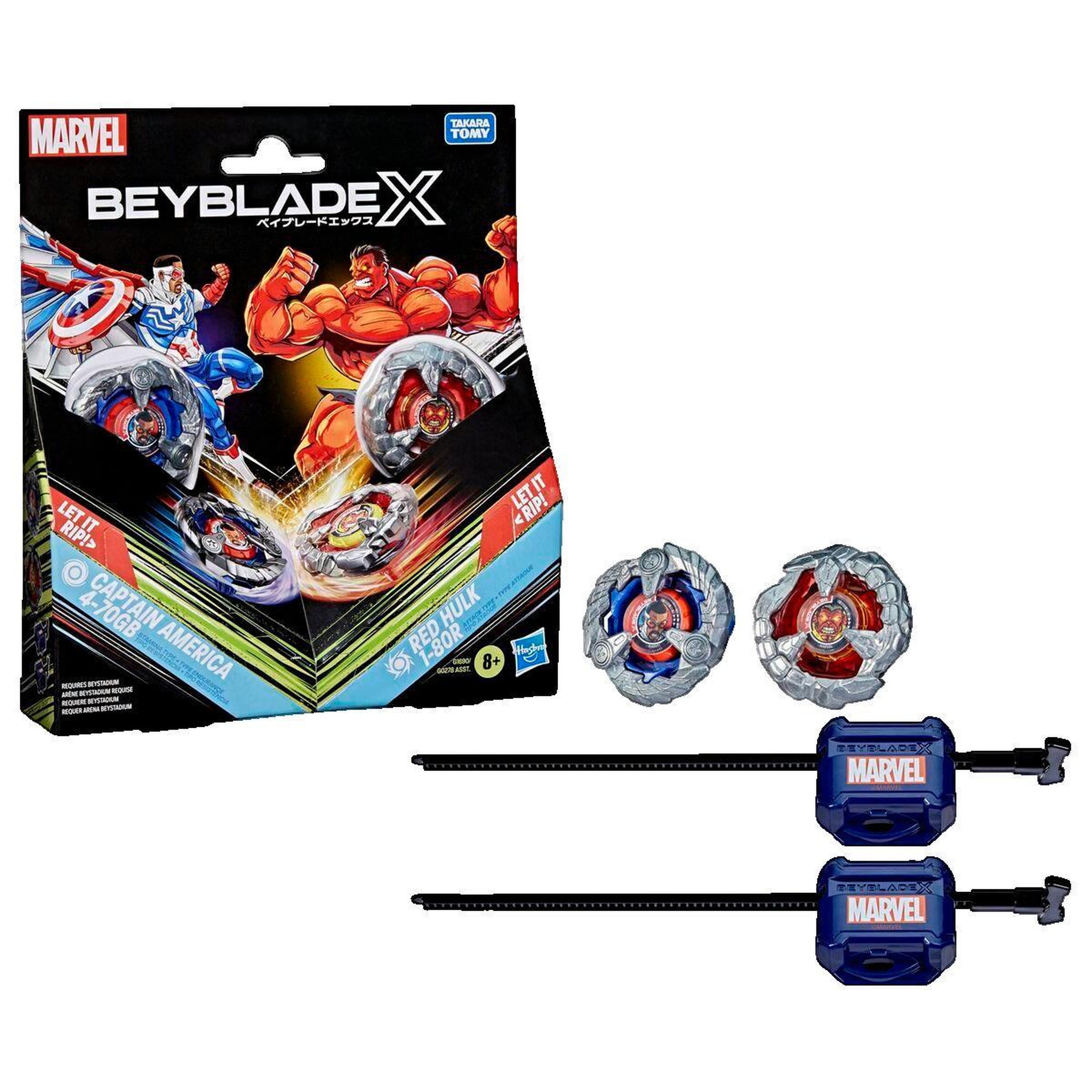 Voir la diapositive 3 : HASBRO Toupies Beyblade Hasbro Multipack Marvel