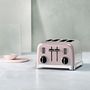 Voir la diapositive 2 : Cuisinart Grille-pain 4 fentes 1800w rose vintage - cpt180pie