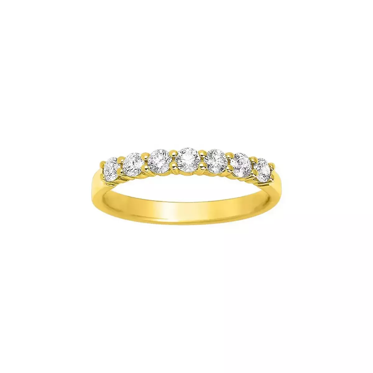 Tousmesbijoux Alliance Femme - Or 18 Carats - Diamant 0,43 Carats