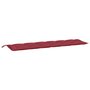Voir la diapositive 4 : VIDAXL Coussins de banc de jardin lot de 2 rouge bordeaux tissu Oxford