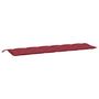 Voir la diapositive 4 : VIDAXL Coussins de banc de jardin lot de 2 rouge bordeaux tissu Oxford