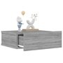 Voir la diapositive 5 : VIDAXL Tables de chevet flottantes 2 pcs Sonoma gris 40x30x15 cm
