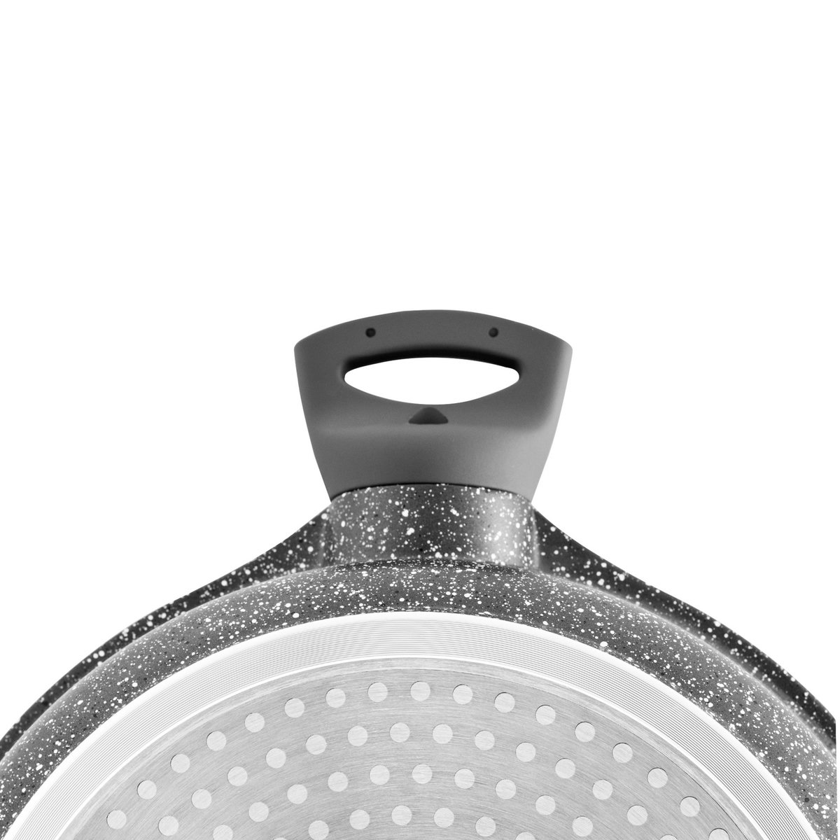 Sauteuse fonte d'aluminium EFFET PIERRE 28 cm