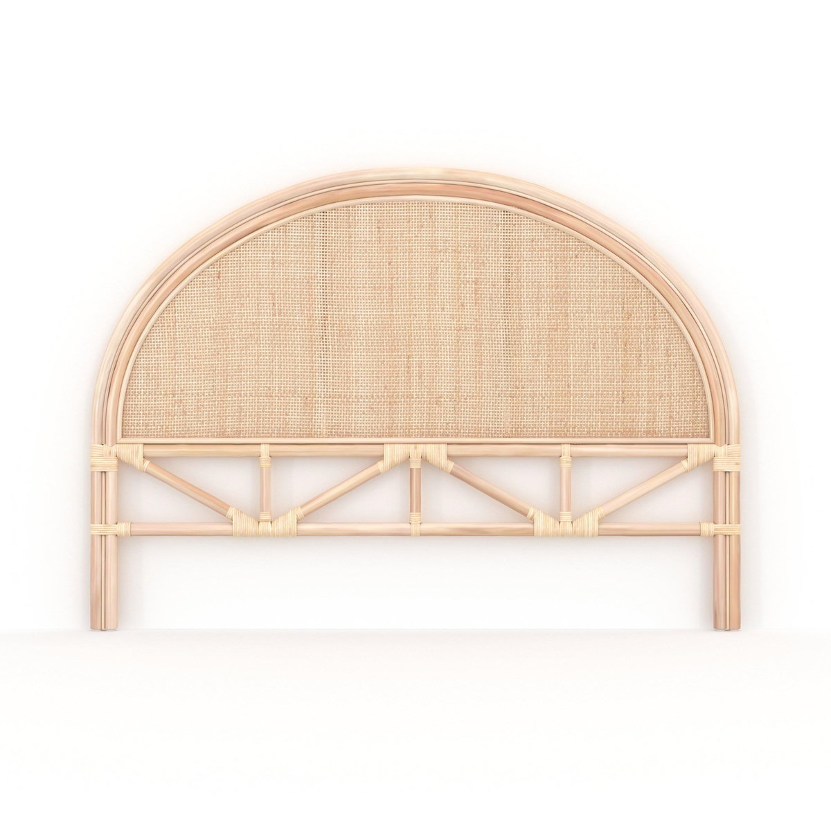 Rendez vous déco Tête de lit en rotin naturel 140 cm - Madya