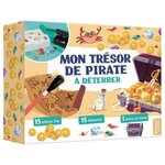MON TRESOR DE PIRATE A DETERRER. AVEC UN BLOC DE PLATRE, 40 TRESORS, 1 MARTEAU, 1 BURIN, 1 PINCEAU ET 1 COFFRE, Alape Pérez Angie