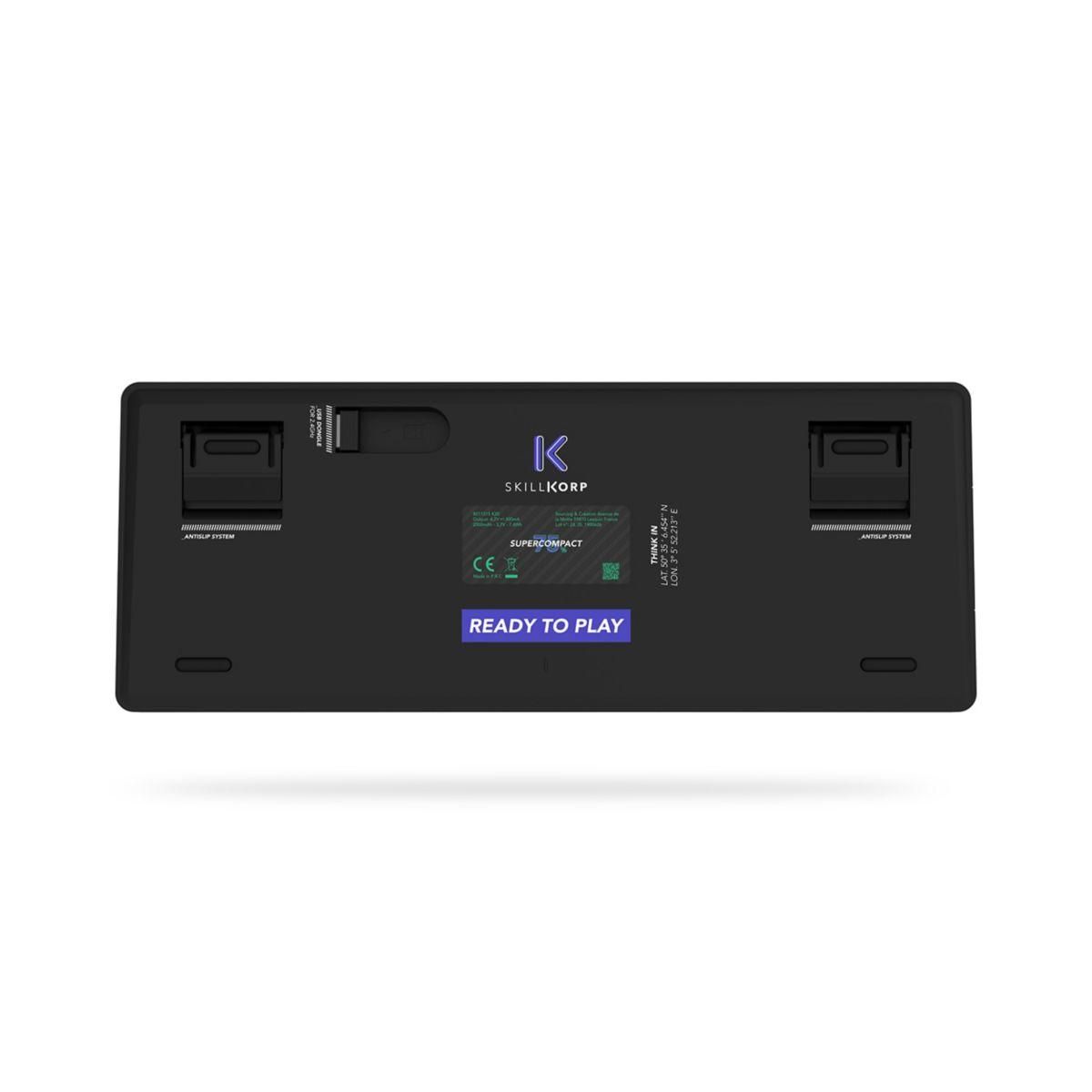 SKILLKORP Clavier gamer sans fil K20 Ultimate