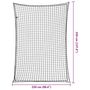 Voir la diapositive 6 : VIDAXL Filet pour remorque avec corde elastique noir 3,5x2,5 m PP