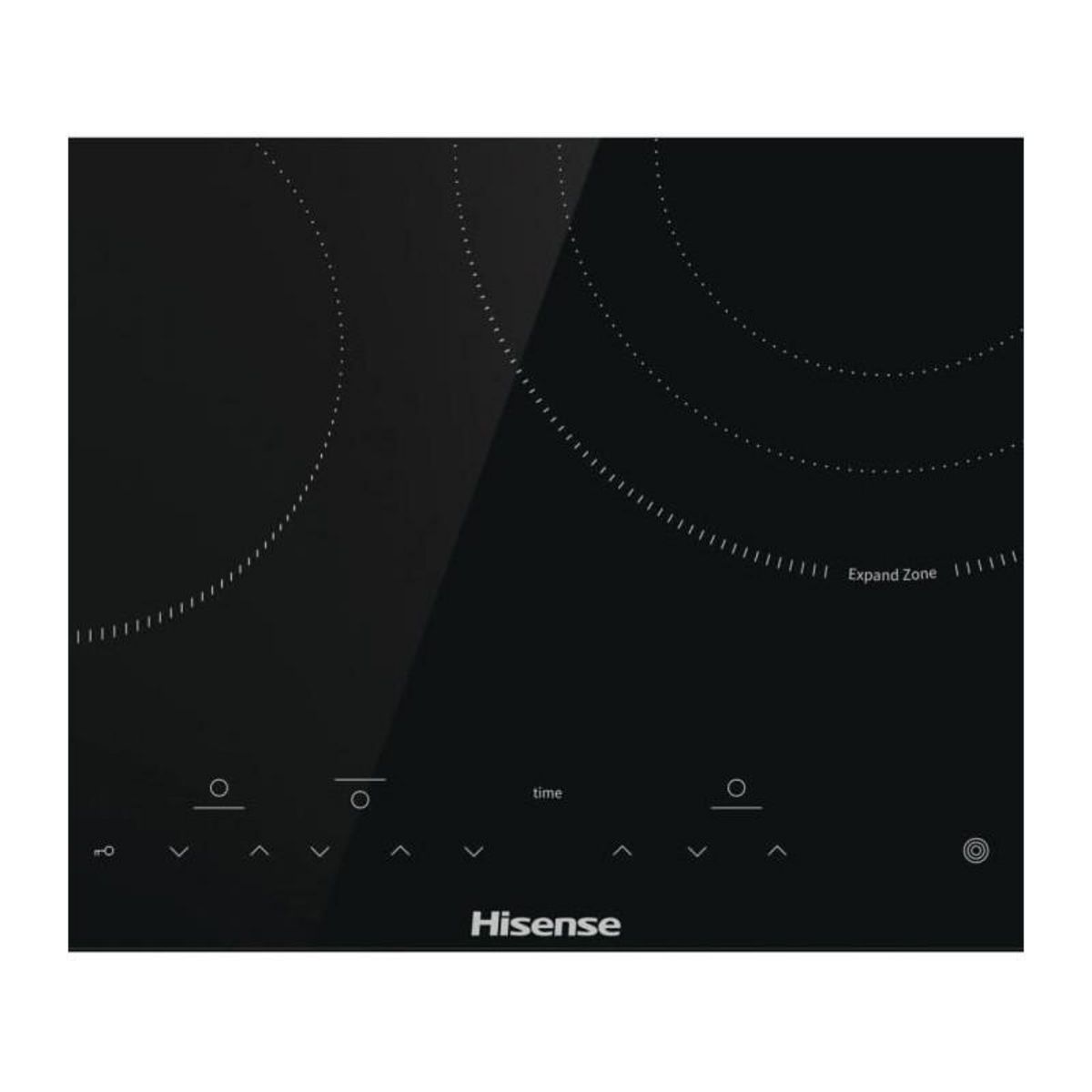Hisense Table de cuisson vitrocéramique 60cm 3 feux 5700w noir - E6322C