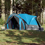 Voir la diapositive 3 : VIDAXL Tente familiale tipi 8 personnes bleu impermeable