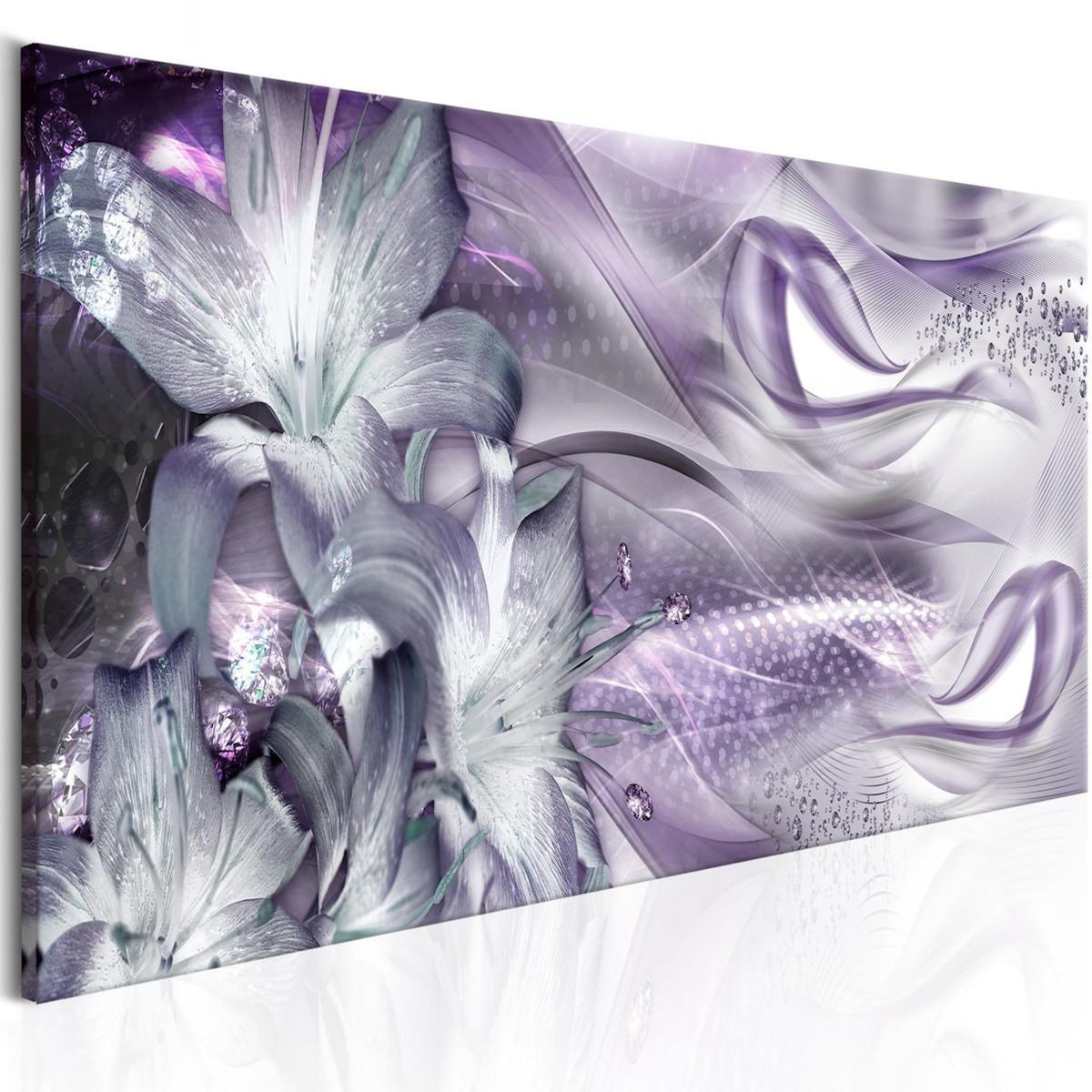 Paris Prix Tableau  Lilies & Waves Narrow Pale Violet