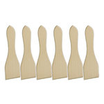 Metaltex Lot de 6 spatules à raclette en bois - 589703
