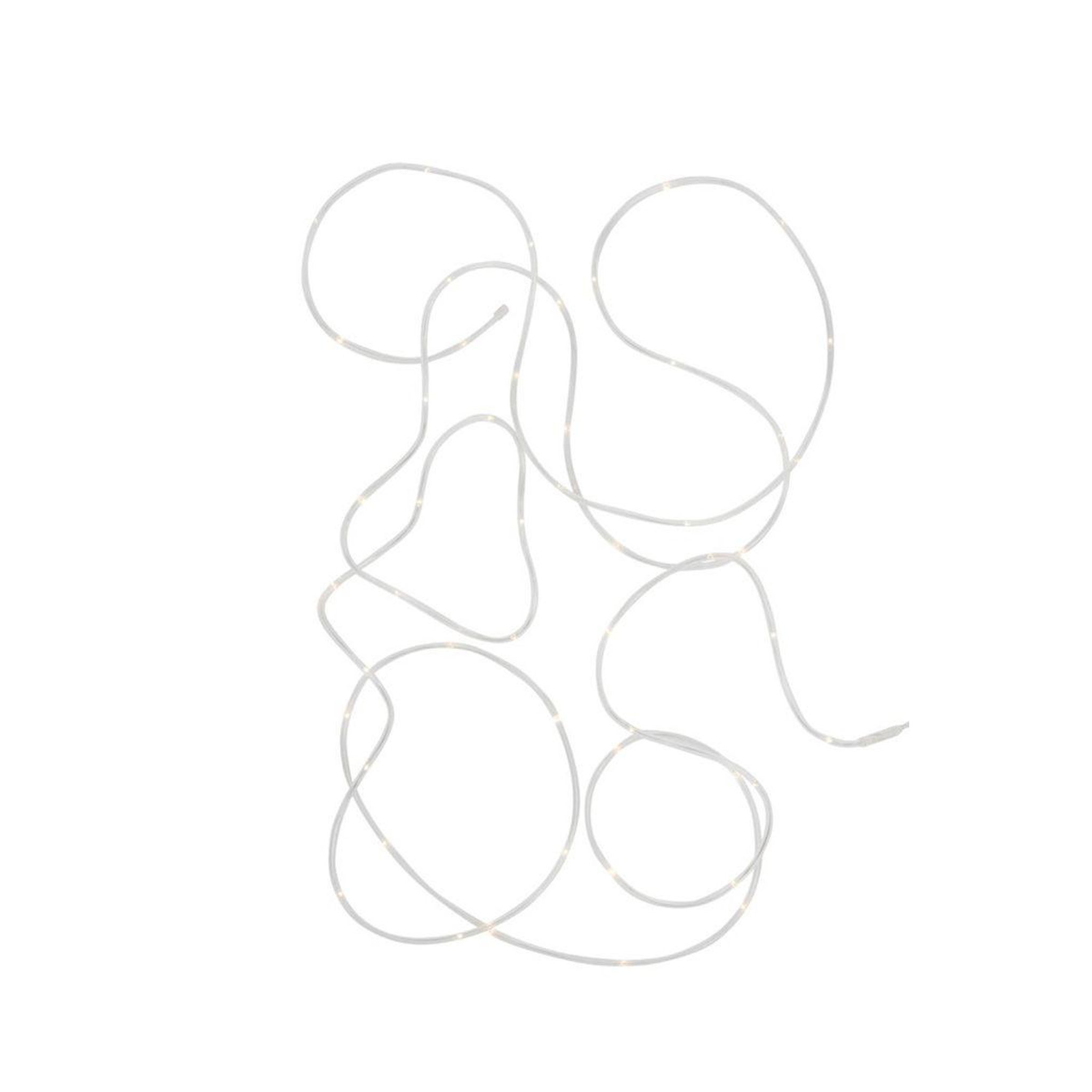 Voir la diapositive 2 : J-LINE Guirlande lumineuse déco  garla  15cm blanc chaud