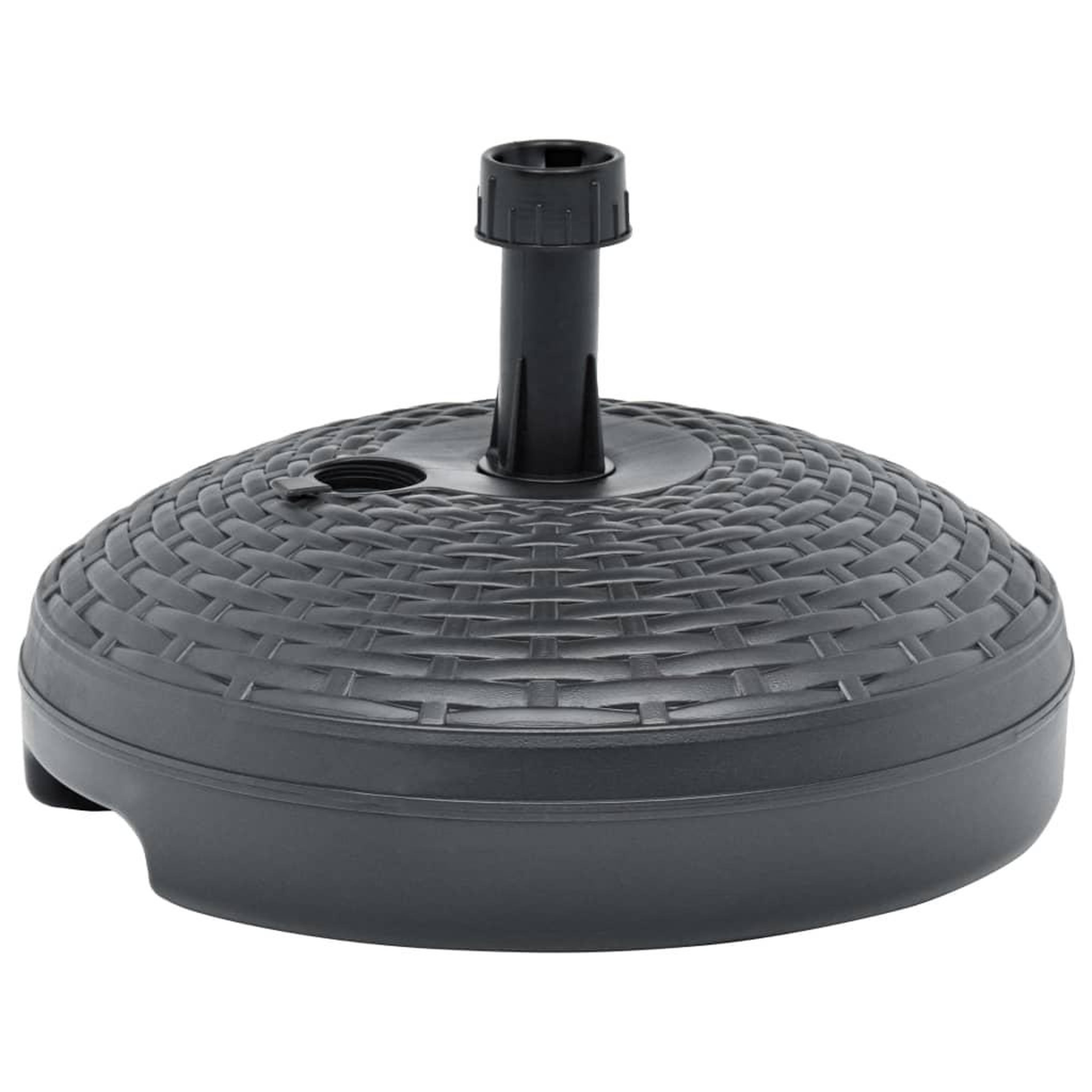 Voir la diapositive 3 : VIDAXL Socle de parasol rempli de sable/d'eau 20 L Plastique rotin