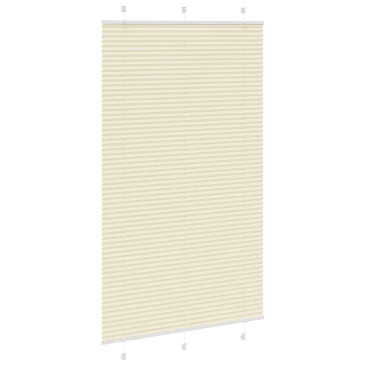 VIDAXL Store plisse creme 120x200cm largeur du tissu 119,4cm polyester