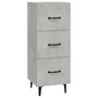 Voir la diapositive 2 : VIDAXL Buffet Gris beton 34,5x34x90 cm Bois d'ingenierie