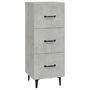 Voir la diapositive 2 : VIDAXL Buffet Gris beton 34,5x34x90 cm Bois d'ingenierie
