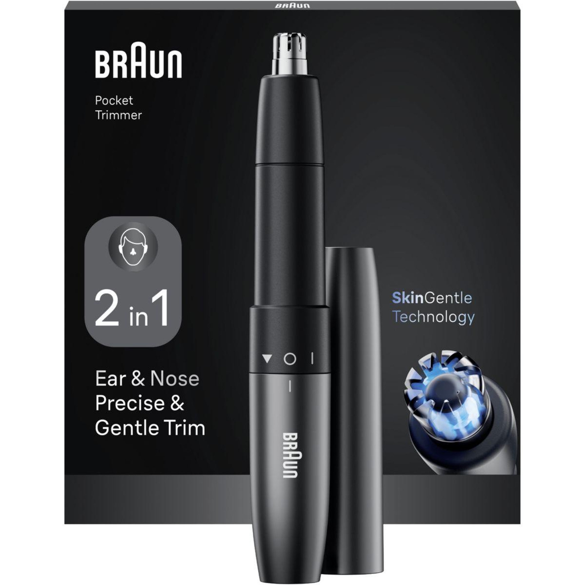 Voir la diapositive 1 : BRAUN Tondeuse nez oreilles ear & nose