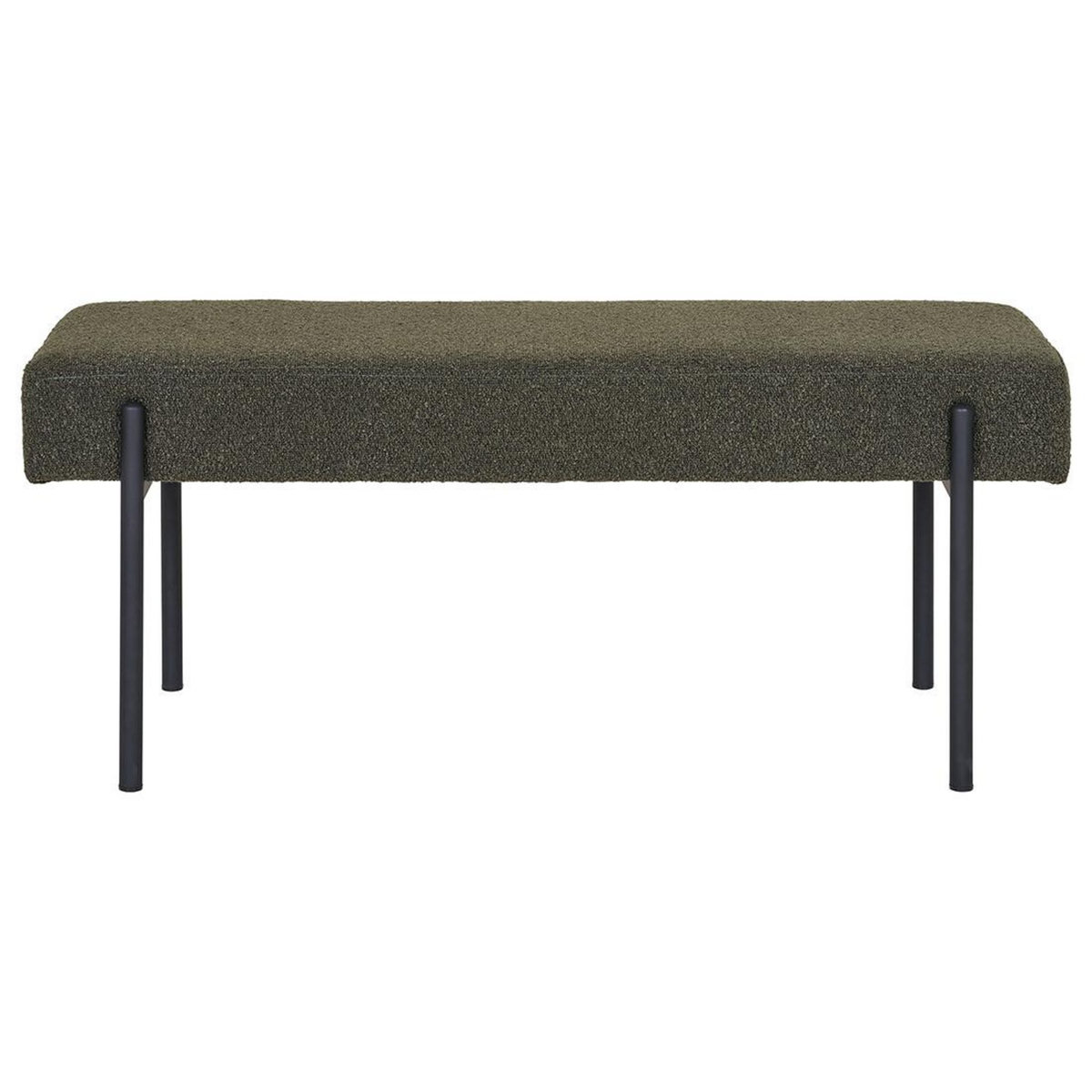LISA DESIGN Romeo - banc - tissu bouclette - 100 cm