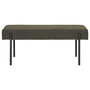 Voir la diapositive 2 : LISA DESIGN Romeo - banc - tissu bouclette - 100 cm