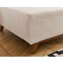 Voir la diapositive 3 : BEST MOBILIER Cristal - pouf modulable - 95 cm - en velours côtelé