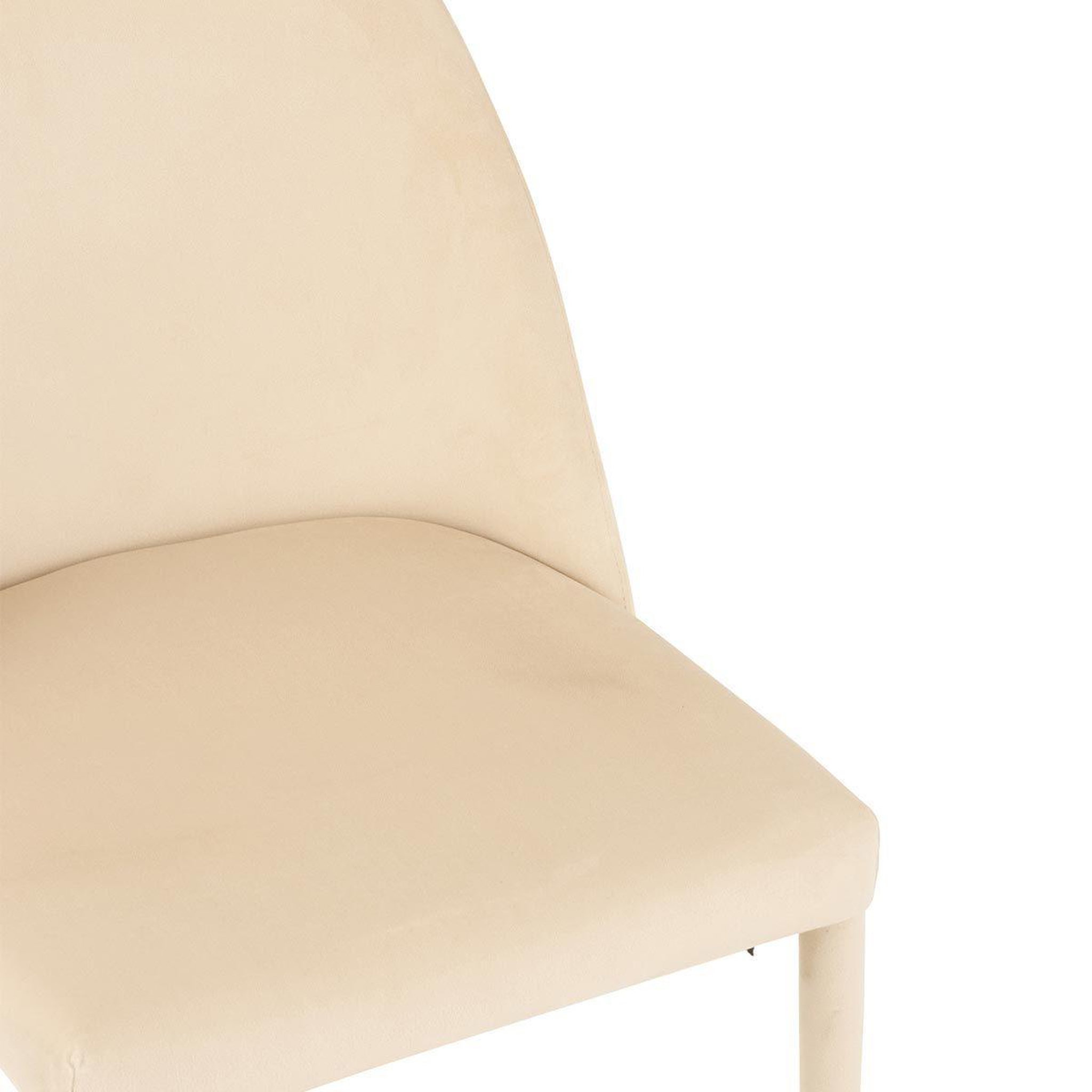 Voir la diapositive 6 : J-LINE Chaise Design  Charlotte  81cm Beige