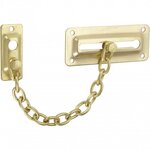 THIRARD Entrebâilleur de porte acier doré, THIRARD