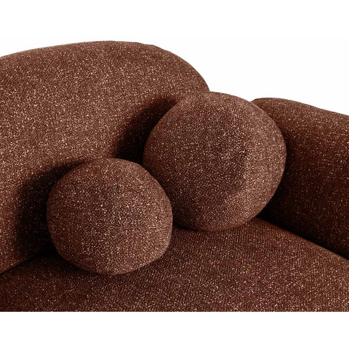 LISA DESIGN Velris - canapé d'angle gauche 3 places en tissu moucheté