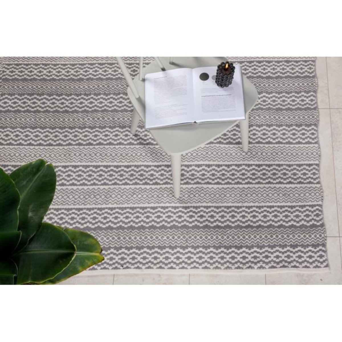Paris Prix Tapis Déco Imprimé  Sishu  170x240cm Gris