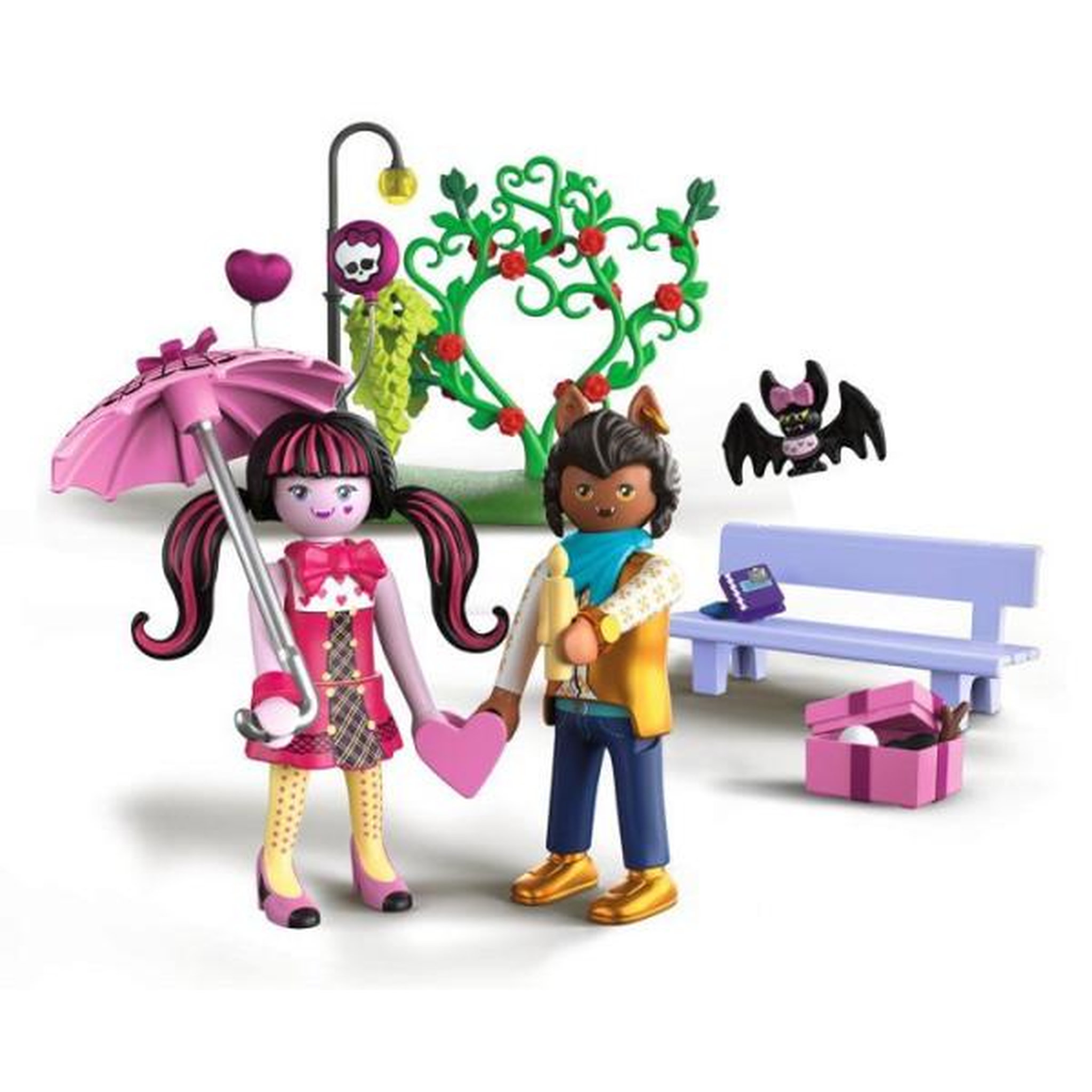 Voir la diapositive 3 : PLAYMOBIL Playmobil 72043 Monster High : Rendez-vous de la Saint-Valentin