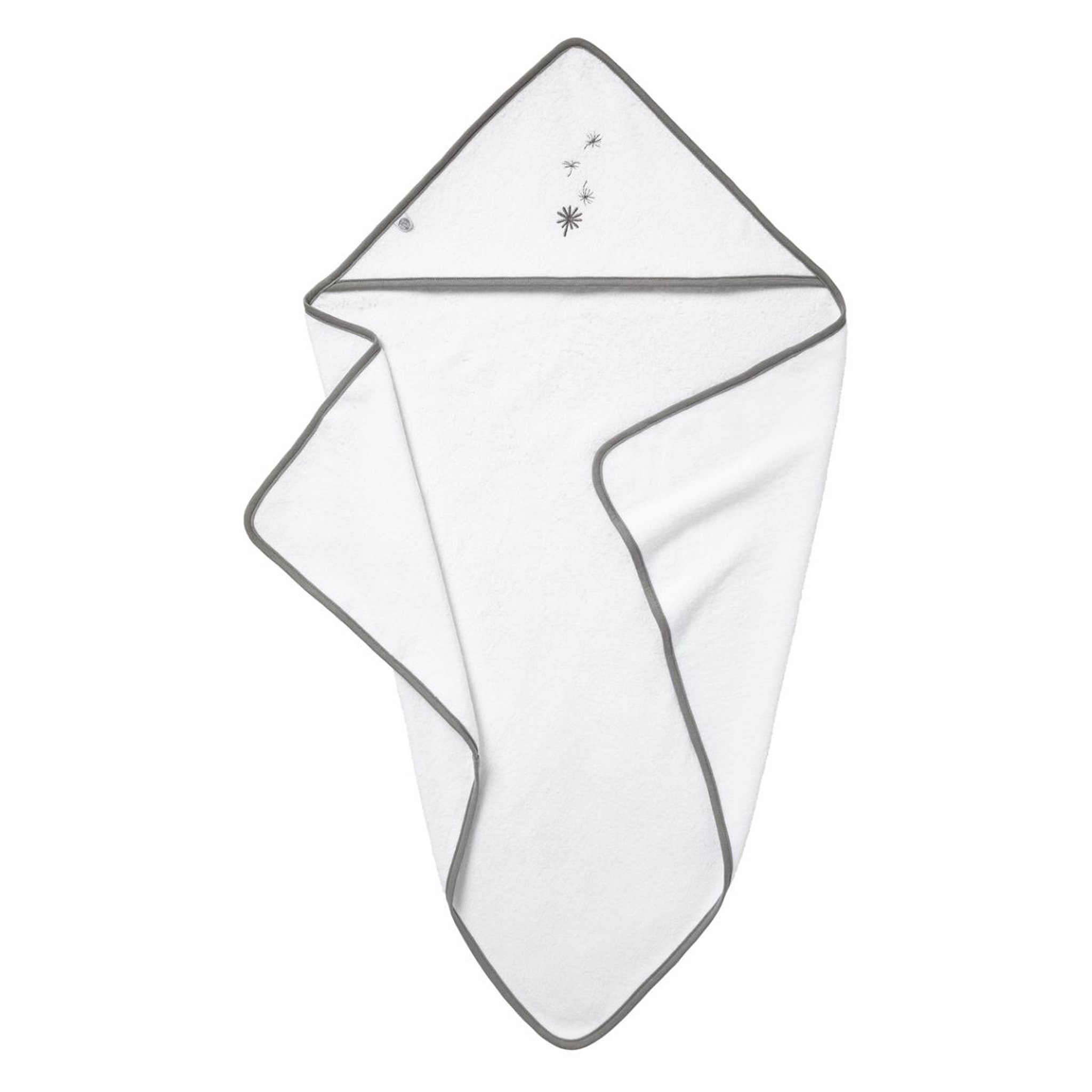 Voir la diapositive 1 : Babycalin Cape de bain 70x70cm jeune pousse 100% coton bio 